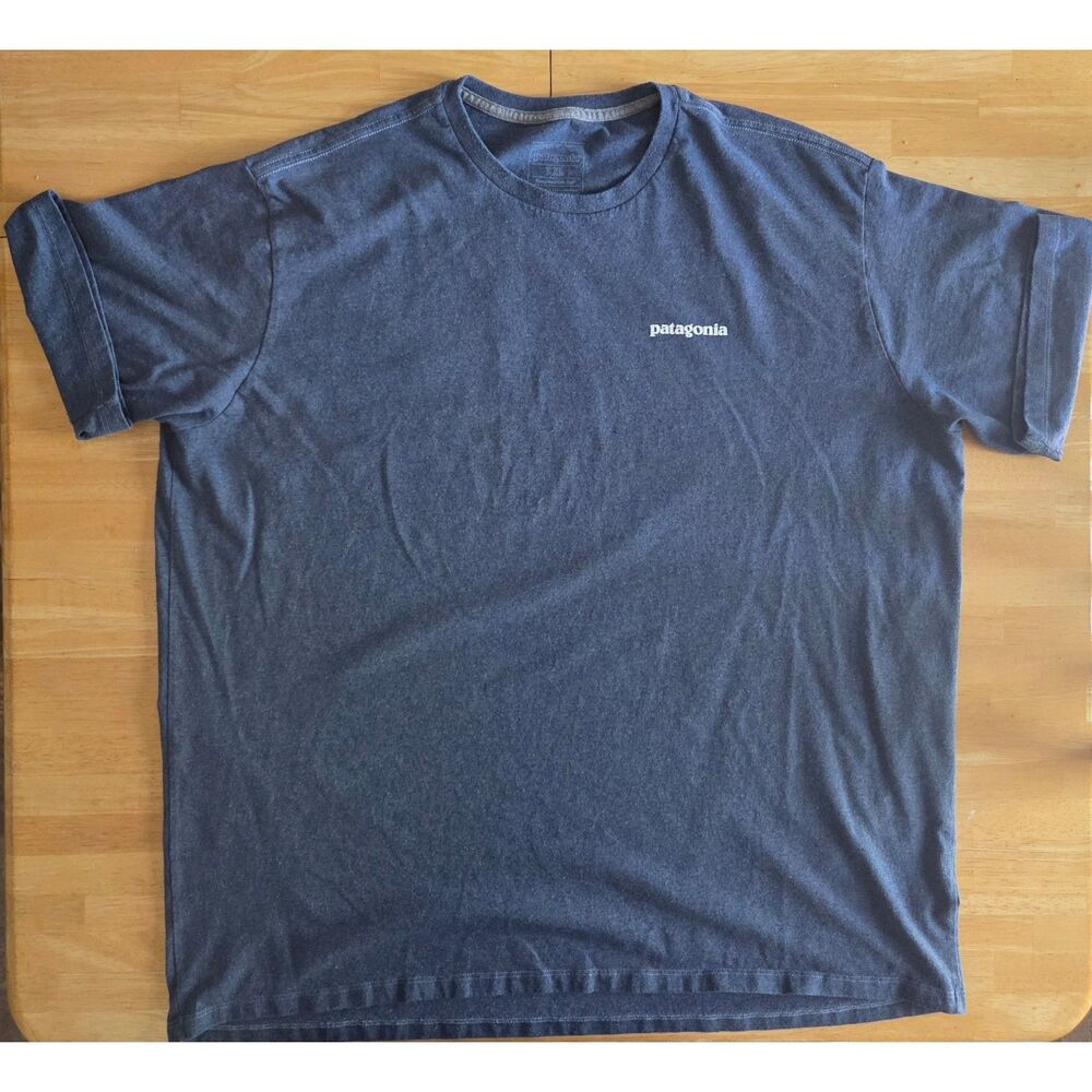Patagonia Men's Responsibili-Tee Short Sleeve Navy Blue 2XL - Picture 4 of 8